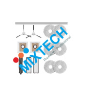 Комплект аксессуаров для робота-пылесоса Dreame L10s Ultra/L10 Ultra (основная щетка - 1 шт., боковая щетка - 2 шт., фильтр - 2 шт., сменная салфетка